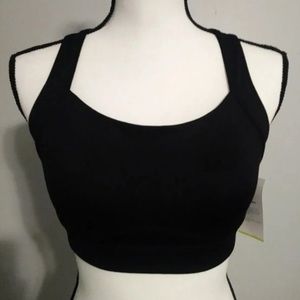Old Navy Active High Support Molded Cups Crossback Black NWT Sports Bra